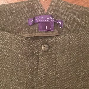 Ralph Lauren Purple label collection 100% cashmere herringbone pants S, 8